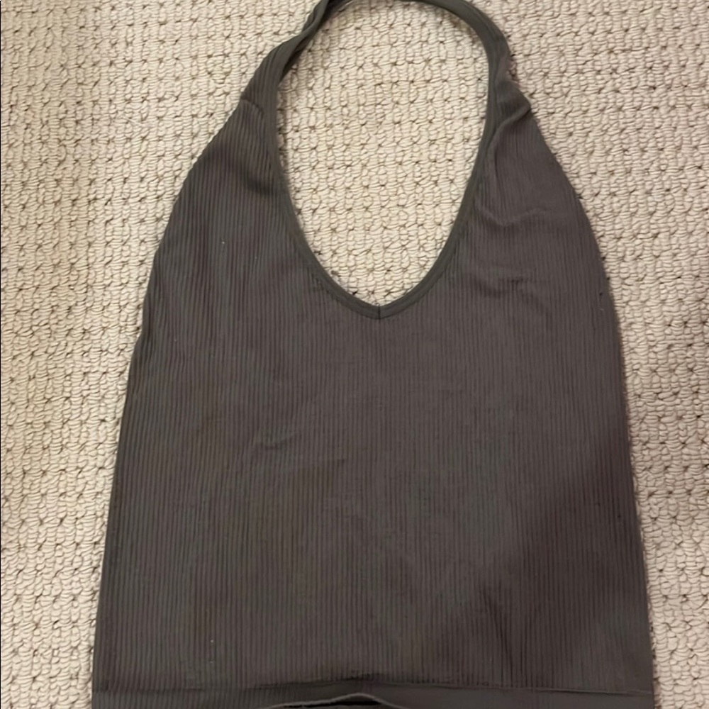 NWOT green halter top
